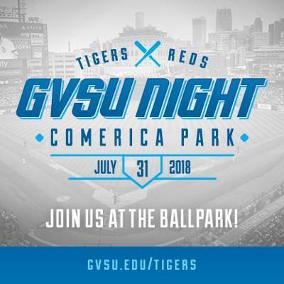 GVSU Night at Comerica Park Flyer